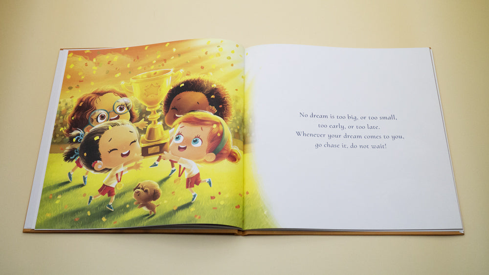 Never Give Up On Your Dreams (10x10" Hardcover)