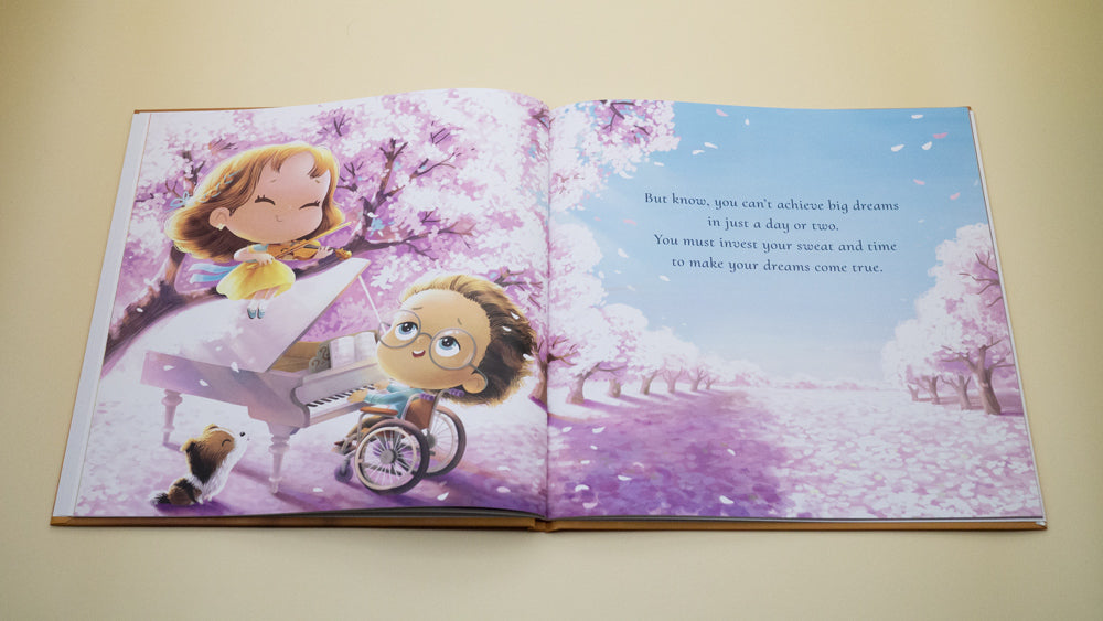 Never Give Up On Your Dreams (10x10" Hardcover)