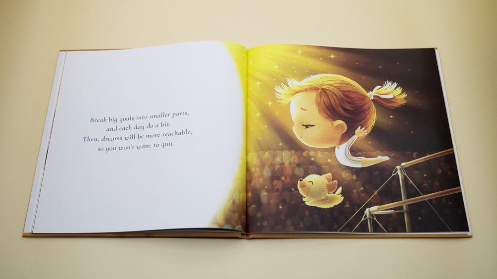 Never Give Up On Your Dreams (10x10" Hardcover)