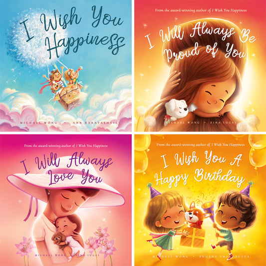 4 Beautiful 10x10" Hardcovers - $35.96 (50% Off + FREE US Shipping)