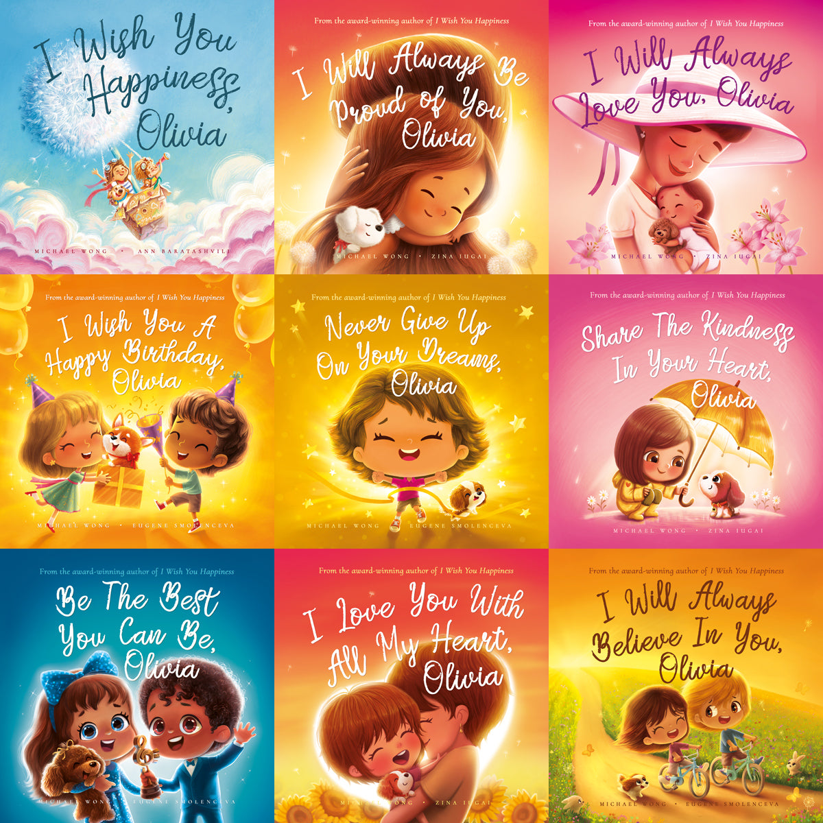 The Complete Unconditional Love Series for Olivia (9x 10x10" Hardcovers) - Extra 20% OFF at Checkout
