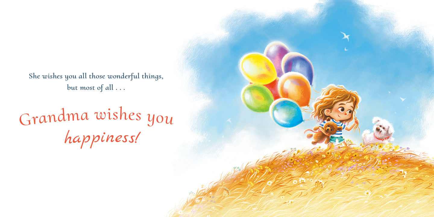 Grandma Wishes You Happiness (10x10" Hardcover)