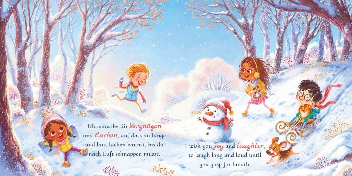 Meine Wünsche für Dich / I Wish You Happiness: German-English (10x10" Hardcover)