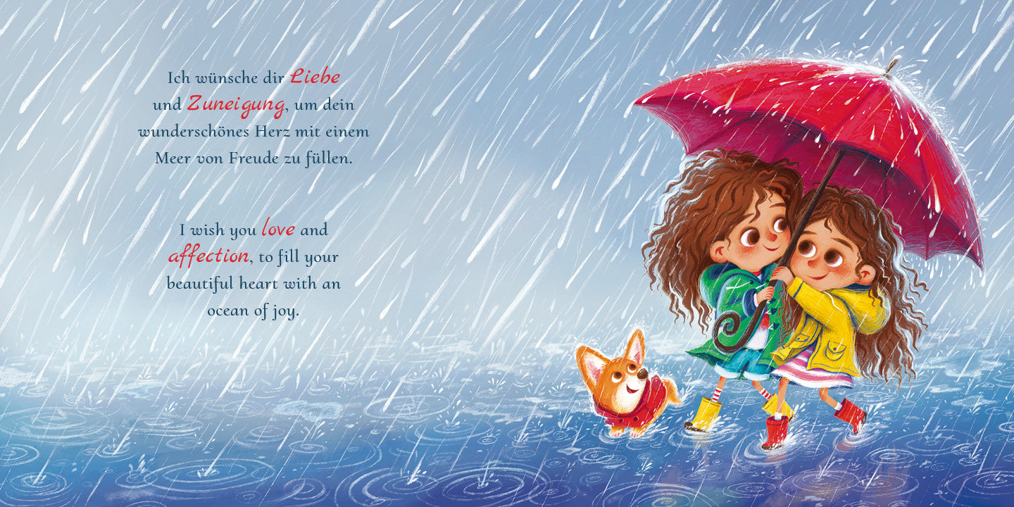 Meine Wünsche für Dich / I Wish You Happiness: German-English (10x10" Hardcover)