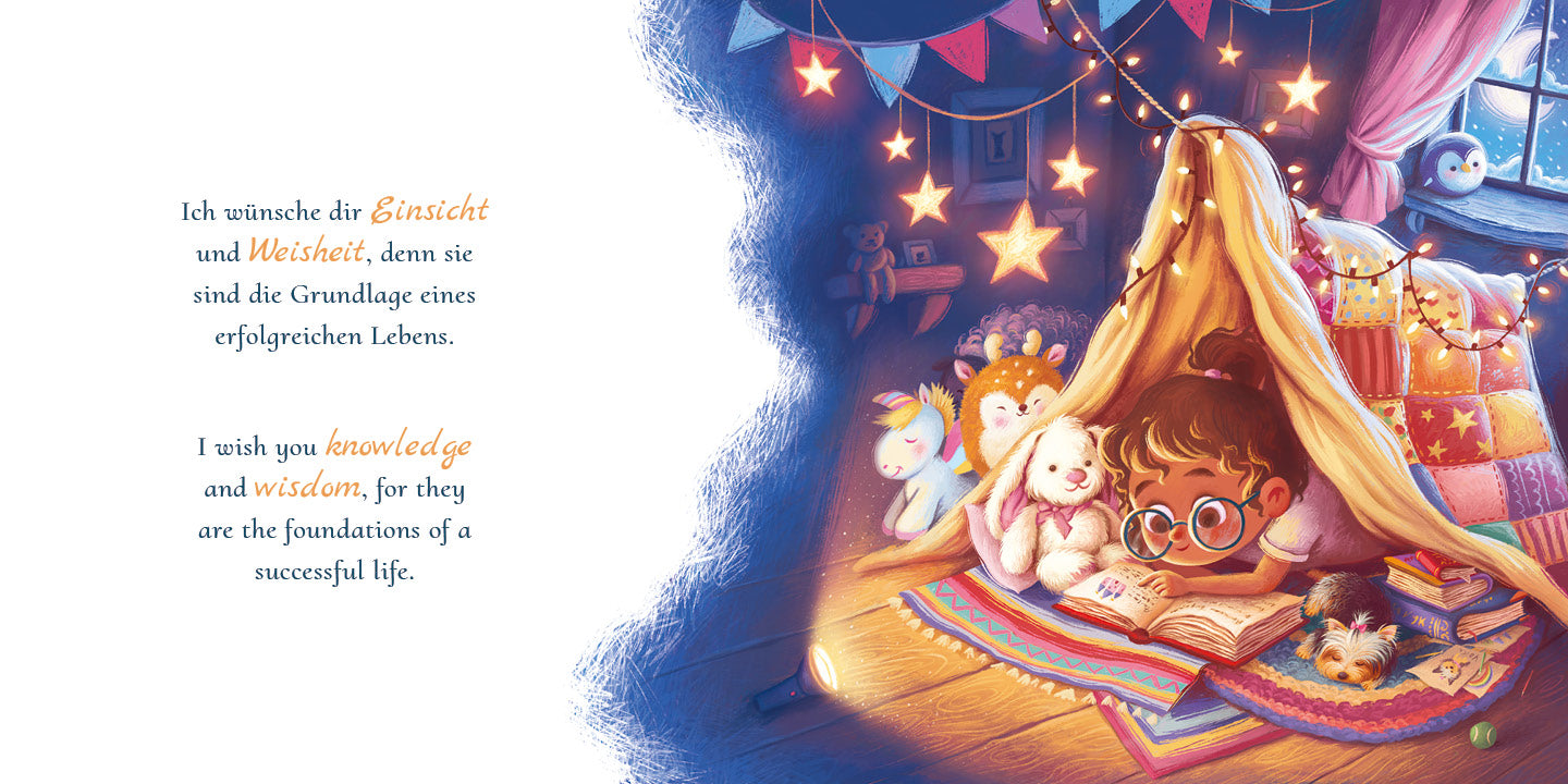 Meine Wünsche für Dich / I Wish You Happiness: German-English (10x10" Hardcover)